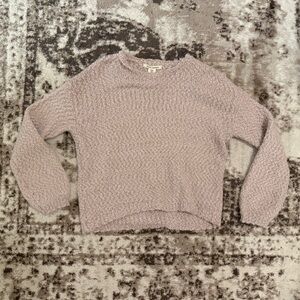 Fuzzy Mauve pink sweater, size M